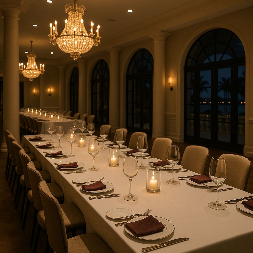 Corporate gala ambiance